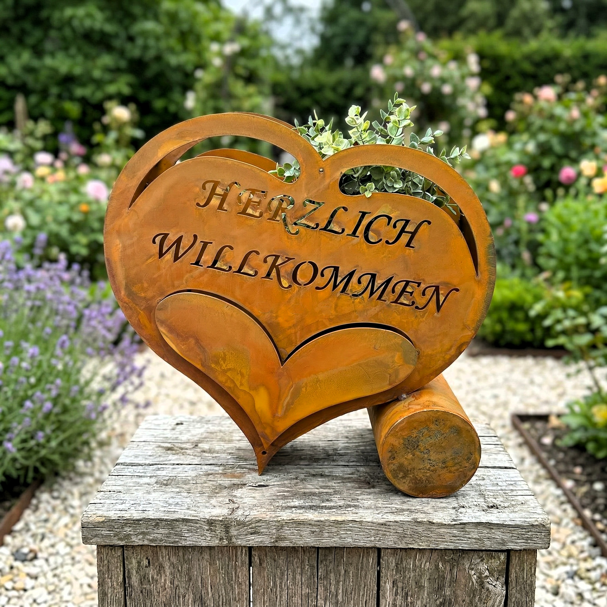 Herz-Dekotasche „Klassisch”