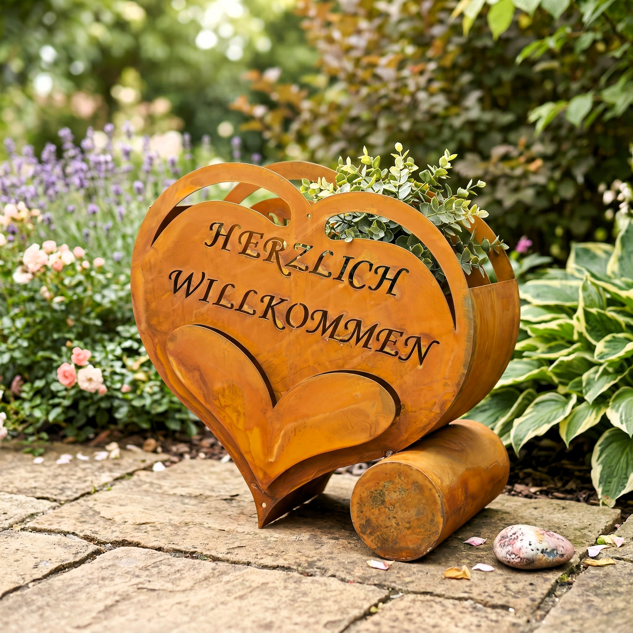 Herz-Dekotasche „Klassisch”