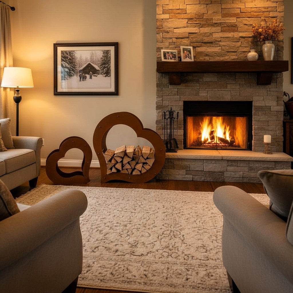 Holzlager „Herz”