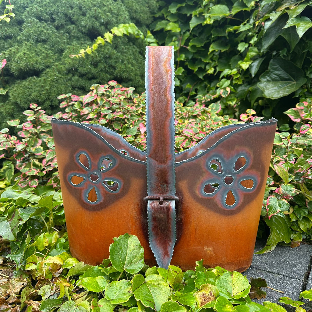 Dekotasche mit Blumenmuster