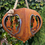 Laterne „Hirsch und Tanne im Herz” M