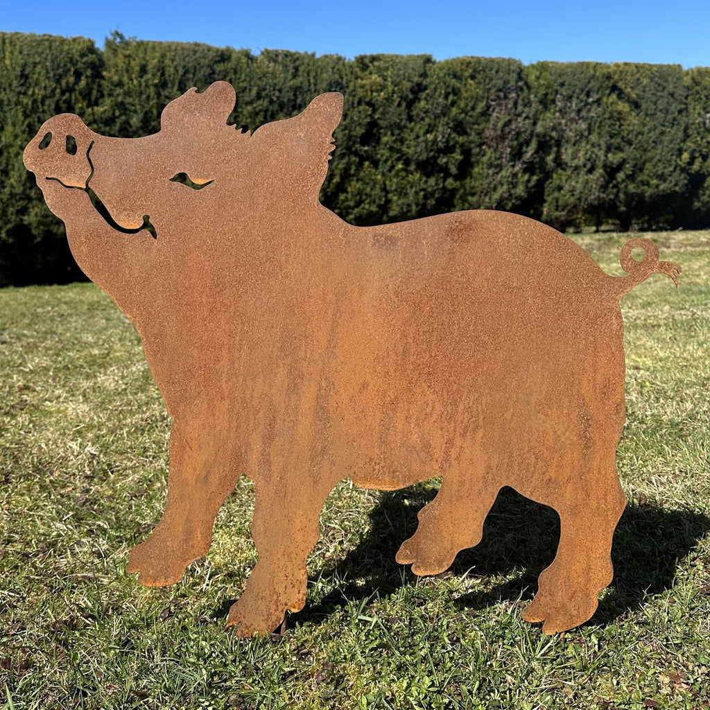 Schwein „Grinsend” Groß