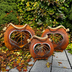 Laterne „Blatt im Herz”