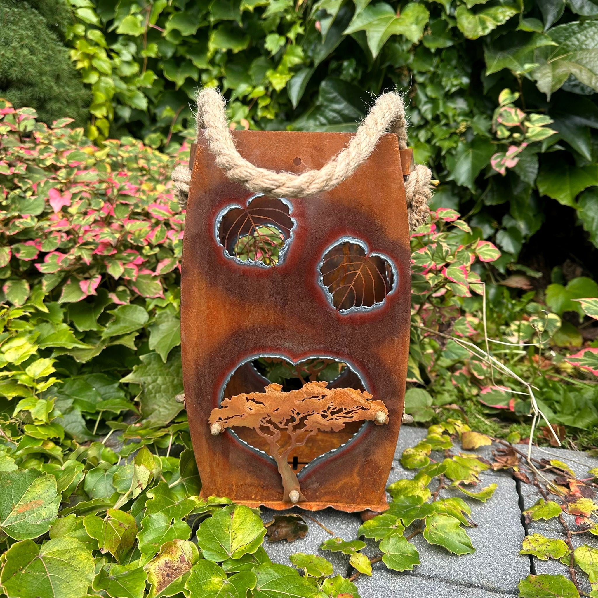 Laterne Herz „Bonsai”