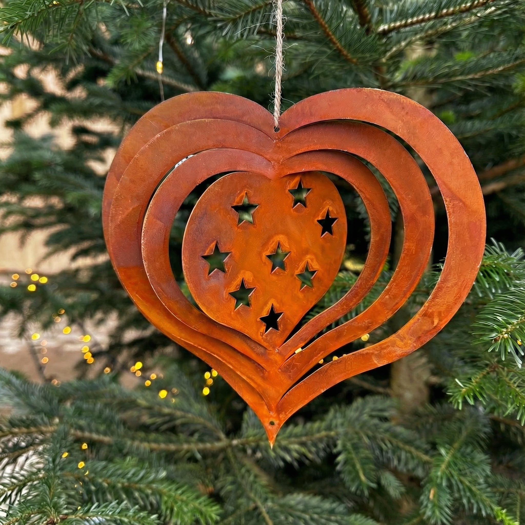 Herz-Anhänger „Sterne”